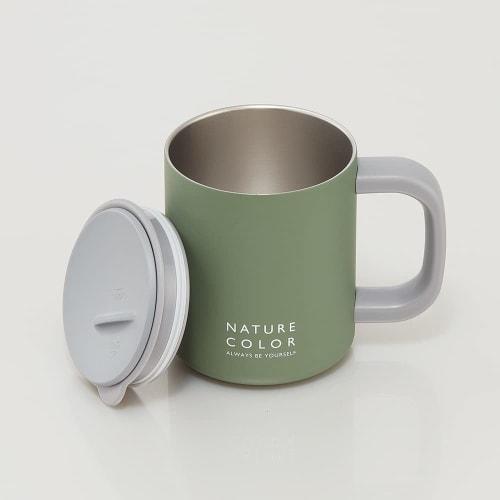 Skater Thermal/Cold Stainless Steel Mug with Lid, Vacuum Insulated Double Layer, Sage Green, 330ml STMG4N-A