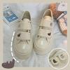 Hand-painted Playing Kitten Lazy Shoes Ugly Cute Big Head Canvas Shoes Fashionable White Shoes Casual Women's Shoes