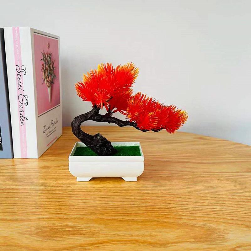 

Plastic Pinus Hwangshanensis Plants Bonsai Plant With Realistic Appearance StyleF