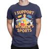 Unisex TShirts I Support Unisexs Sports Strong EmpowerUnisext Novelty Pure Cotton Tee Shirt Short Sleeve T Shirts O Neck Clothes