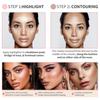 QIC Multi-function Cosmetic Pen Powder Blusher High Gloss Cosmetic Pen Pearl Light Fine Shiny Matte Brightening Facial Makeup Shadow Pen