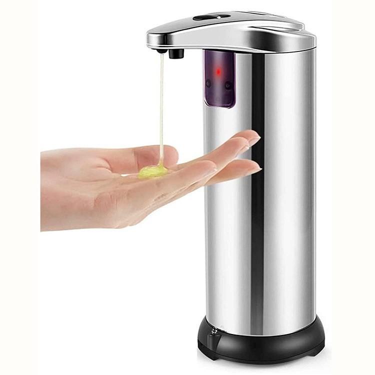 Modern Minimalist 304 Stainless Steel Automatic Soap Dispenser With Infrared Sensor For Restrooms