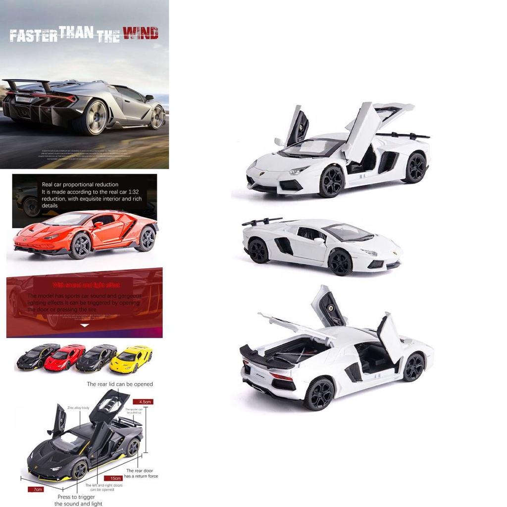 Exquisite 132 Diecast Alloy Car Model Perfect Sports Bugatti Ae86 Lamborghini