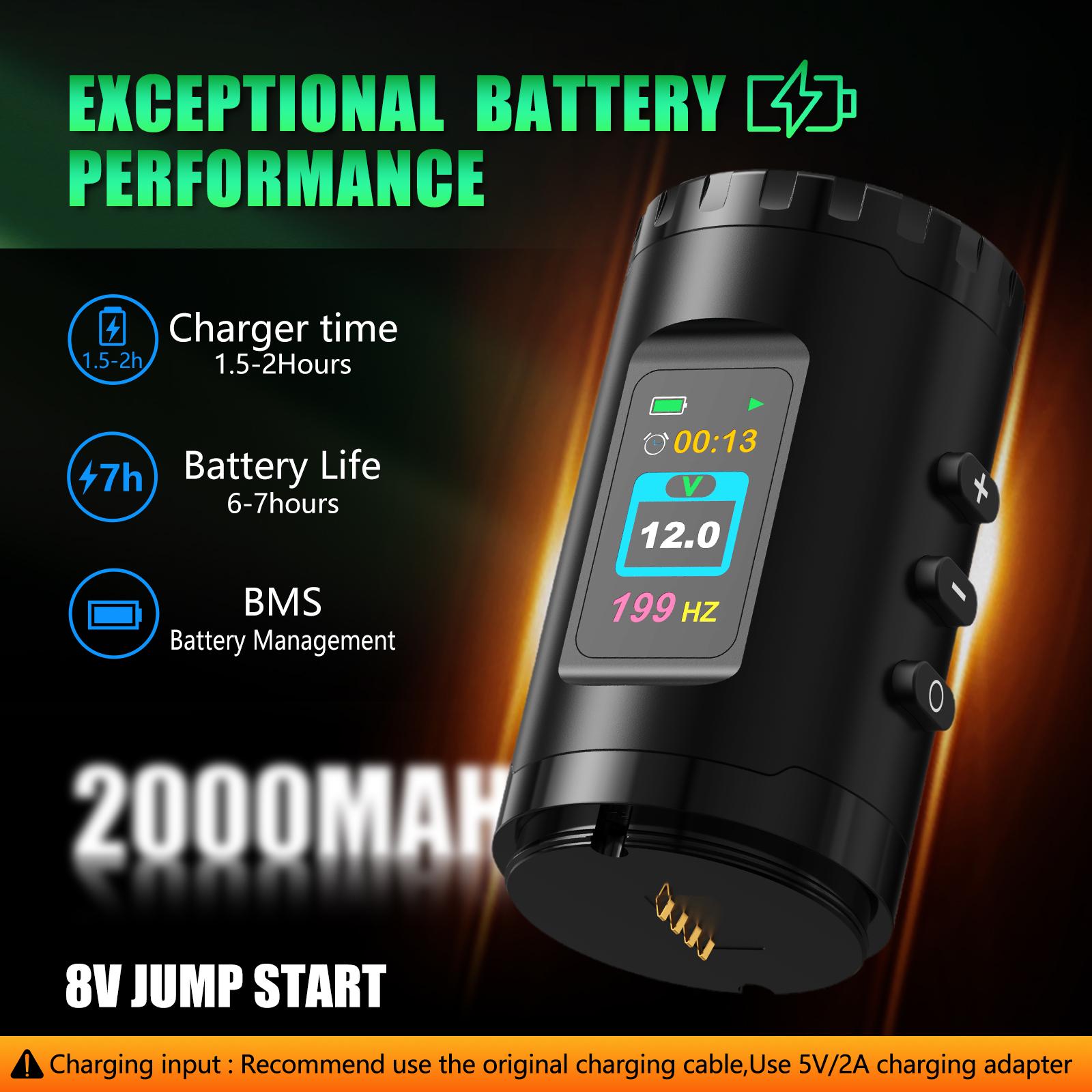 Беспроводная тату-ручка с двигателем без сердечника — фото 4