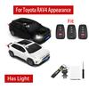 Toyota Rav4 Otomatik Modeller İçin Uygun Anahtar Kılıfı 2 3 Düğmeli Akıllı Anahtar Kılıfı Uzaktan Kumanda Çantası Anahtarlık Yaratıcı Hediye Koruyucu Kılıf Otomatik