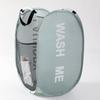 Portable Mesh Pop Up Laundry Hamper Wide Opening Breathable Collapsible Space-Saving Laundry Basket Dorm Travel Bathroom Items