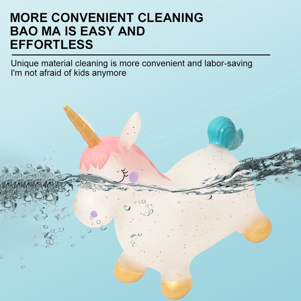 Kůň skákací nafukovací zvíře jízda na hračku s pumpou dárky pro děti, chlapci, dívky