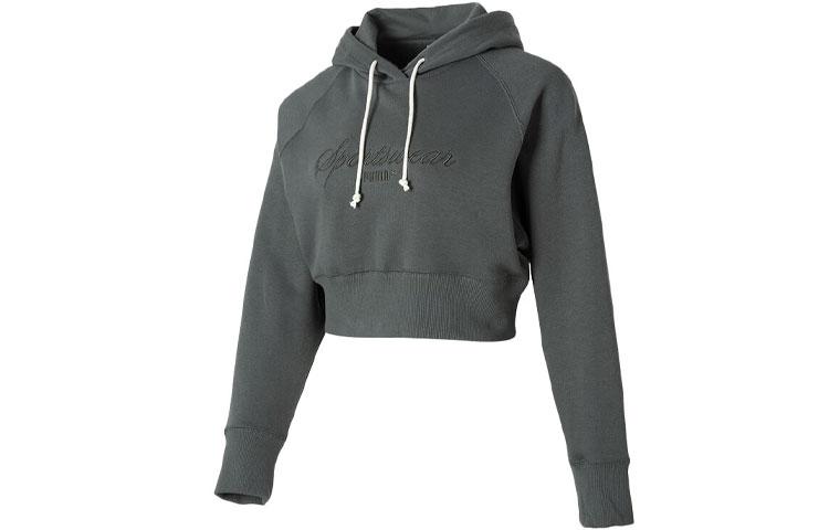 PUMA CLASSICS Sweatshirt Women s Dark Gray 626044-80 L