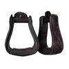 Horse Western Stirrups Saddle Tack Floral Handmade Tooled Leather Covered Pair