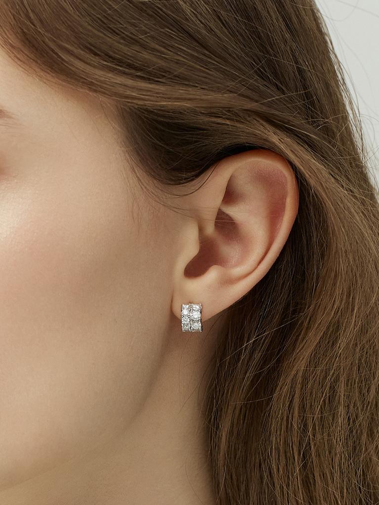 Hyeres Lor Essence Silver (W) Twinkle Moissanite Earrings Hl4E4B444W9Xxx