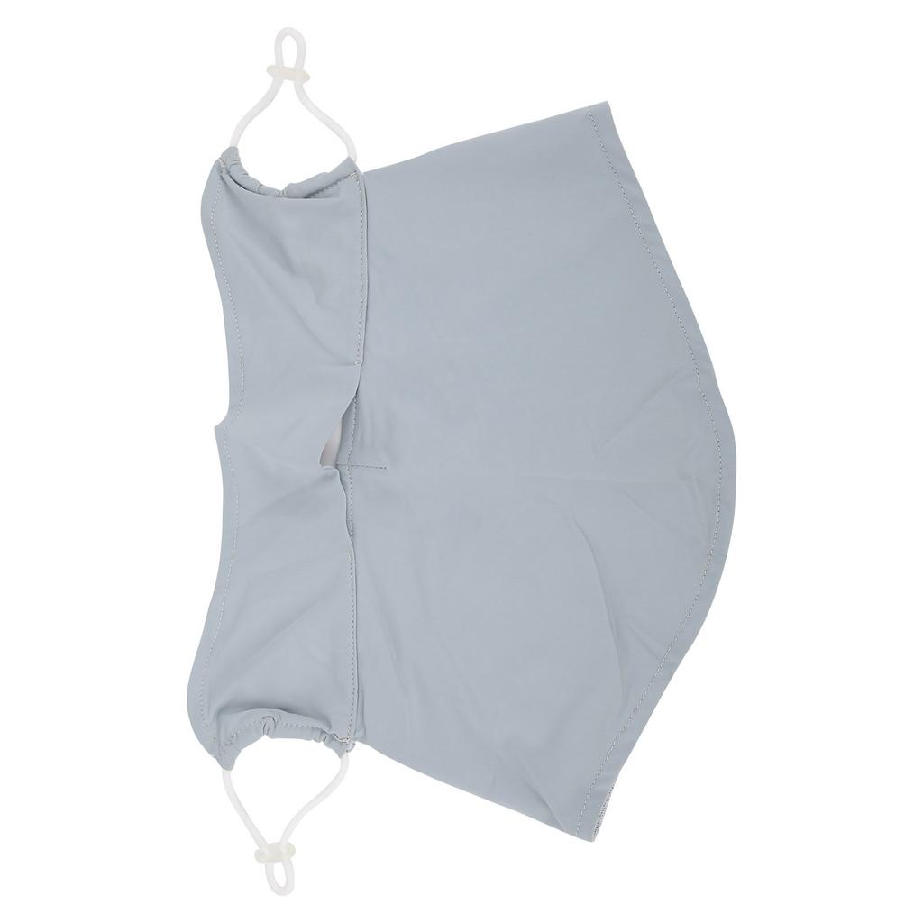 Golf Isilke UV-skydd Halvscarf Huvudbonad Andningsbar Ansiktsskydd för UtomhussporterGrå