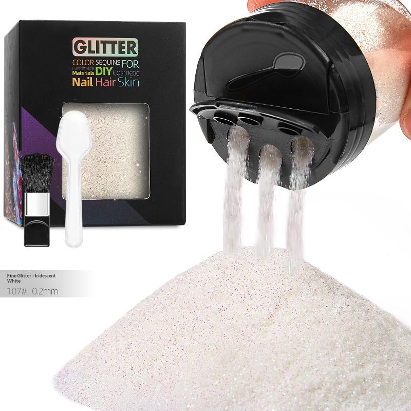 Innovative Nail Glitter Powder Multicolored Metallic Shine for Resin Craft and DIY Activities