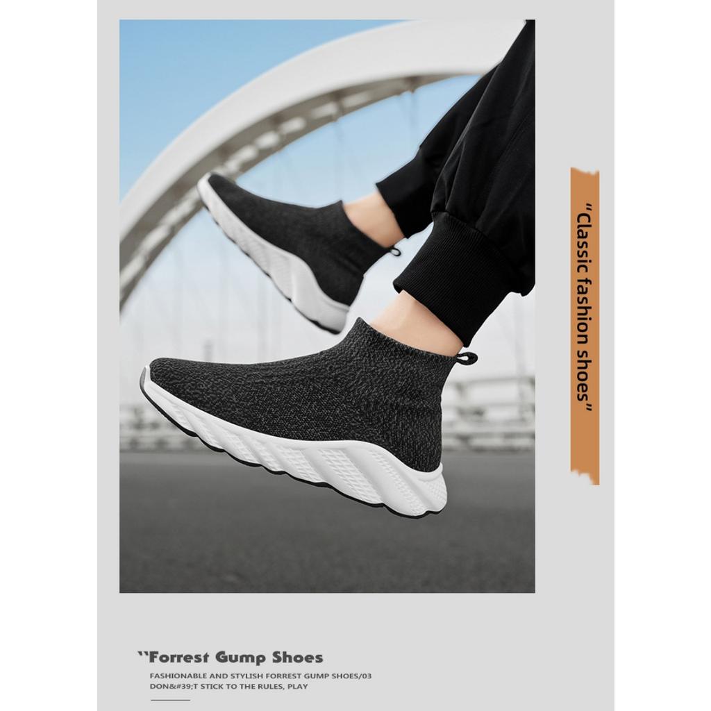 Plus Size Shoes Men Trendy Fashion Boys Casual Shoes,Sports Socks Shoes Running Men's Shoes