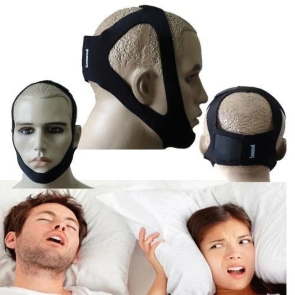 Adjustable Anti Snore Chin Strap Comfortable Snoring Solution for Better Sleep Stop Snoring Device for Side Sleepers