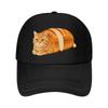 Funny Cat Loaf Bread Hybrid Mesh Baseball Cap For Womens Unisex FeUnisex Beach Dad Hat Hip Hop