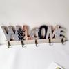 1ks Hák na zeď s designem písmen "Rodina", Domácí dekorace