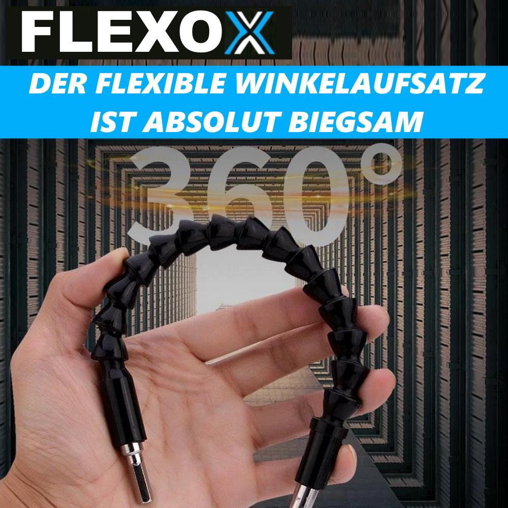 FLEXOX Bit Holder Flexible Pivoting Joint Angle Magnetic Screwdriver