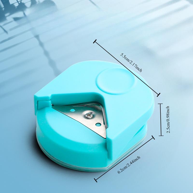 1pc Pink Photo Corner Cutter: Effortlessly Create Perfectly Rounded Corners for Your Photos and Paper Projects!