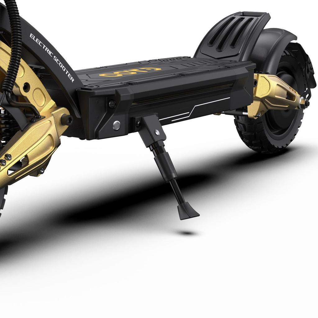 Electric Scooter Foldable OOTD S30 10" 1200Wx2 Motor 23.4AH Range 60Km Load 120Kg Black