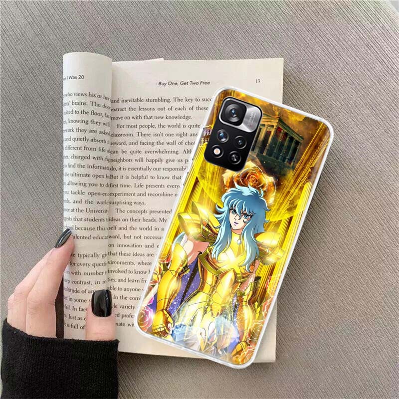 Saint Seiya Knights Of The Zodiac Handyhülle Für Xiaomi Redmi Note 11 12 14 13 Pro Plus 5G 14S 4G 12S 10 10S 11T Pro 11S 11E Coq