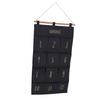 12 Pockets Hanging Organizer Space Saving Wall Hanging Storage Bag Easy Installation Fabric Hanging