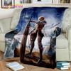 HD Final Fantasy Game 3D FF14 Gamer Blanket,Soft Throw Blanket for Home Bedroom Bed Sofa Picnic Travel Office Cover Blanket Kids