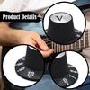 Electric Guitar Control Knob Bass Accessories Easily Install Black High Reliability Practical