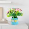 Realistic Easters Faux Potted Plant Bonsais Spring Artificial Flowers Arrangement In Pots Vase for Festives Decorations