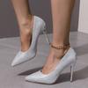 Fashion 2025 Fashion Ladies Shoes Shallow Women's High Heels  Party Plus Size Sexy Pointed Toe Best Seller Non-Slip Elegant High Heels