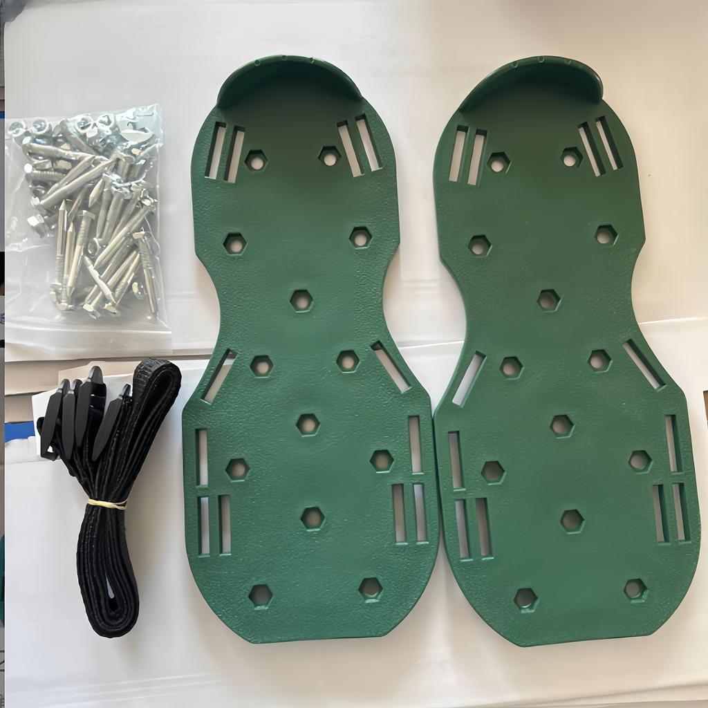 Garden Spiked Shoe Grass Loosening Tool 1.65 Inch Long Spike Lawn Aerator Grass Tip Self-Leveling Epoxy Resin Yard Turf Cultivator