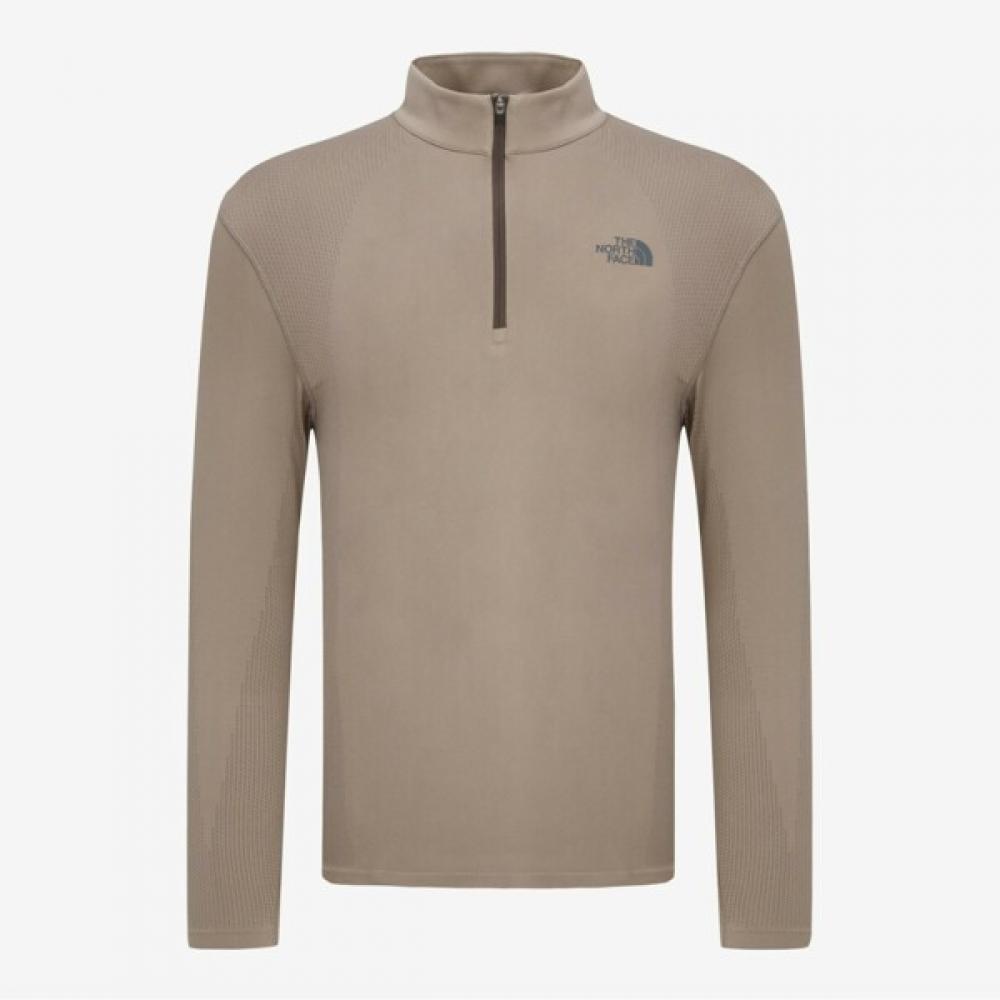 

The North Face Men S Simply Long Sleeve Zip Tee Nt7lq51c Dbe 095(M)