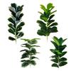Large Size Fake Plants 23 Leaves Large Artificial Ficus Artificial Ficus Tree  Cafe Decor