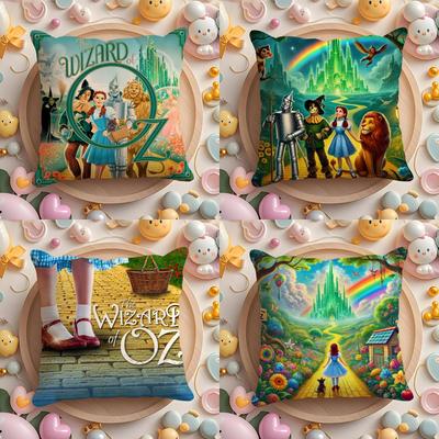 Film The W-Wizard of O-OZ Cushion Cover Home & Car Multi-Scene Pillow Cover - Reversible, Soft & Durable for Daily Use