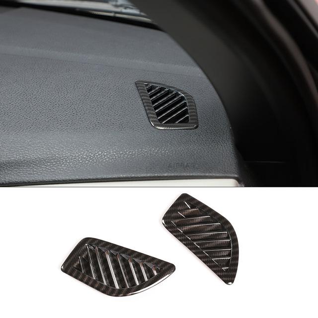 ABS Carbon Fiber Car Center Control Interior Decoration Sticker For BMW 1 2 Series F20 F21 F22 F23 2012-2018 Car Accessories