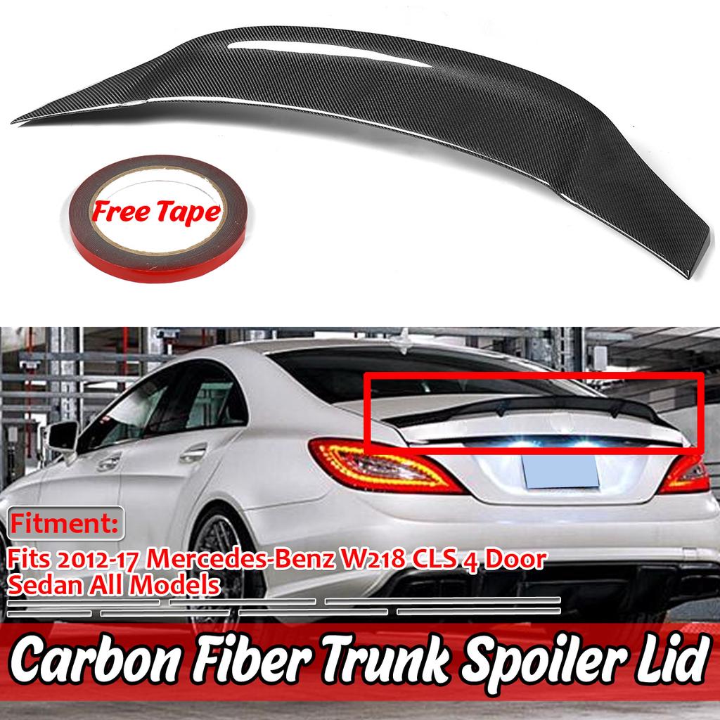 Buy Real Carbon Rear Trunk Boot Spoiler Wing For Mercedes Benz W218