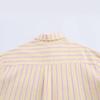 2025 Spring Women's Fashionable European & American Style Loose All-Cotton Striped Long-Sleeve Shirt