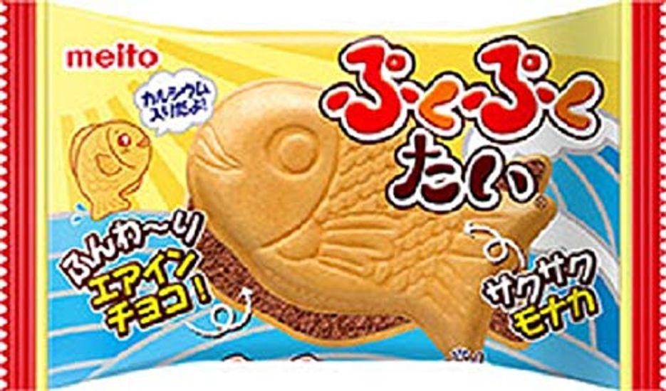 

Meito Sangyo Pukupukutai Air-in Chocolate 1 piece x 10 bags