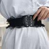 Retro Lace Wide Waist Belt Decorative Body Shapewear Fashion Waist Seal  For Women Lady Girl Bridal