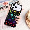 Stars Colourful Phone Case For IPhone 17 16e 15 14 13 12 11 Pro Max Air Mini Soft Protective Cover