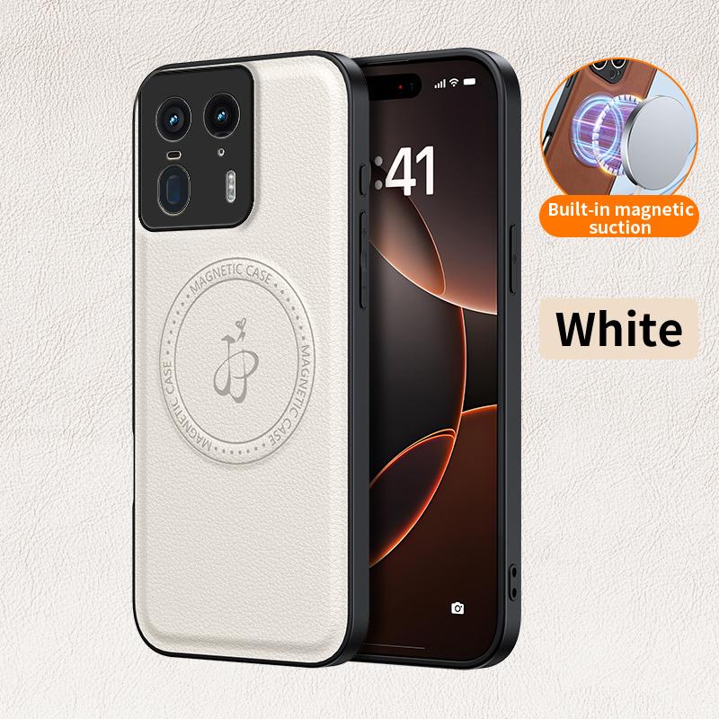 Wireless Charging Magnetic Case for Motorola Edge 50 Neo Moto Edge 50 Fusion Ultra Protective Cover PU Leather Shell Coque Funda