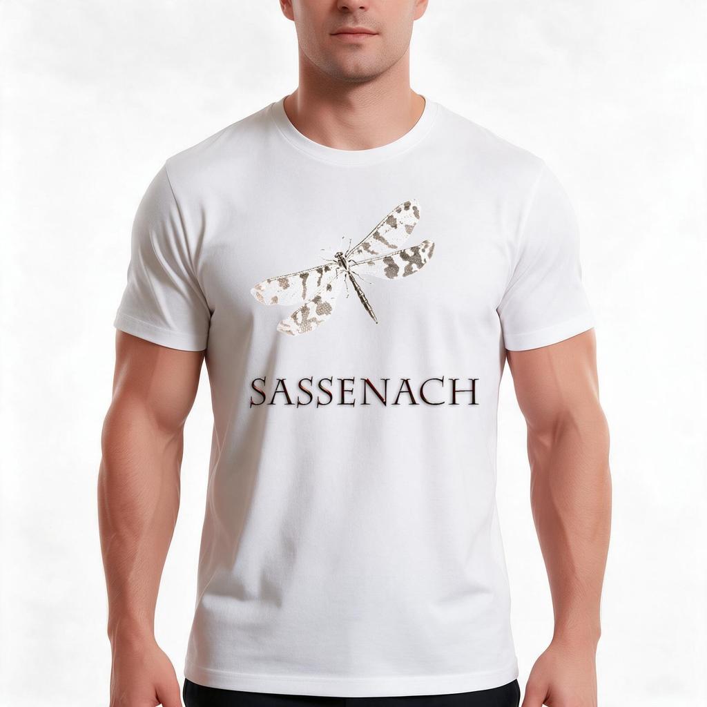 Dragonfly Sassenach TShirt Summer Casual Cotton Tee Oversized Streetwear Tops Vintage Graphic Print Unisex Unisex Unisex