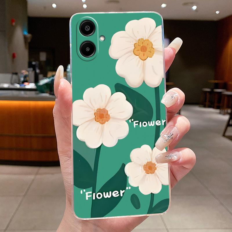 For Samsung A07 2025 Clear Phone Case Luxury Butterfly Flowers Casing For Samsung Galaxy A07 SamsungA07 A 07 Silicone Back Cover
