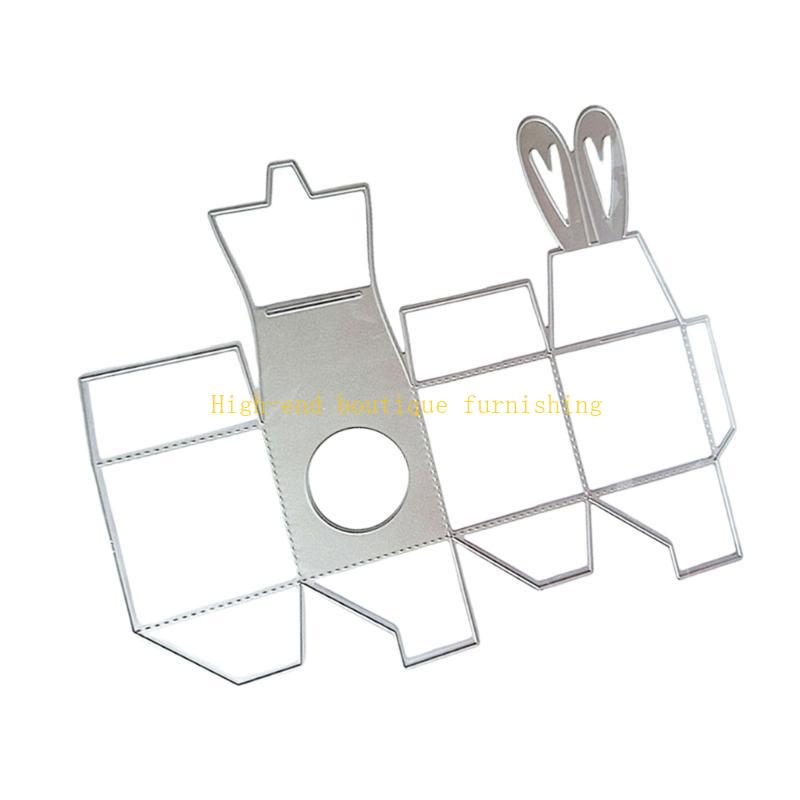 Bunnies Ears Box Carbon Steel Cutting Dies for Card Making Scrapbooking Craft