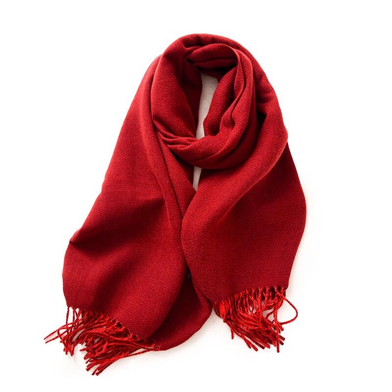 Fumede Double-Sided Imitation Cashmere Scarf