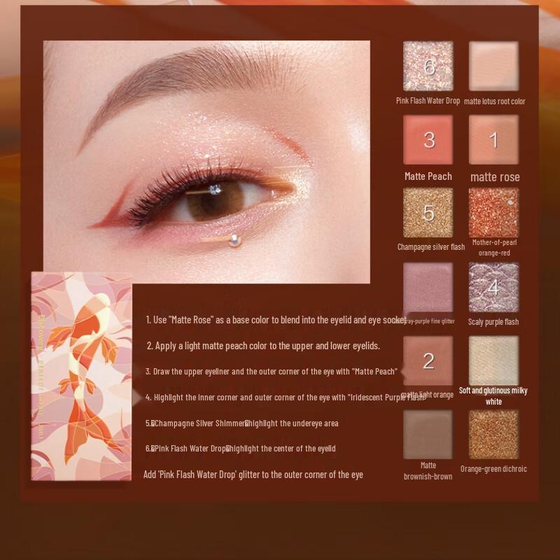 PERFECT DIARY Explorer 12-Color Eyeshadow Palette