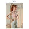 Women High Impact Shockproof Front Zipper Sports Bra For Running Fitness Training