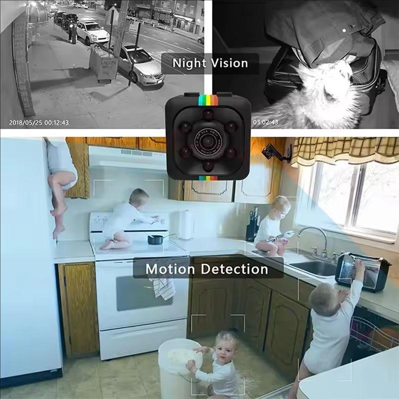 SQ11 Mini 1080P HD IP Camera 30fps Sports DV Outdoor Indoor Security Surveillance Camcorder with Night Vision Video Recorder