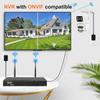 New EU 4K 9MP WIFI IP Camera Three Lens 8X Zoom Outdoor PTZ Camera HD AI Auto Tracking Security Camera P2P CCTV Surveillance ICSee