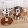 ZISIZ Stainless Steel Cookware Steamer Set