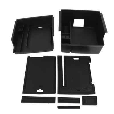 2PCs Center Console Storage Box Armrest Organizer Replacement for Ford Bronco 2021+